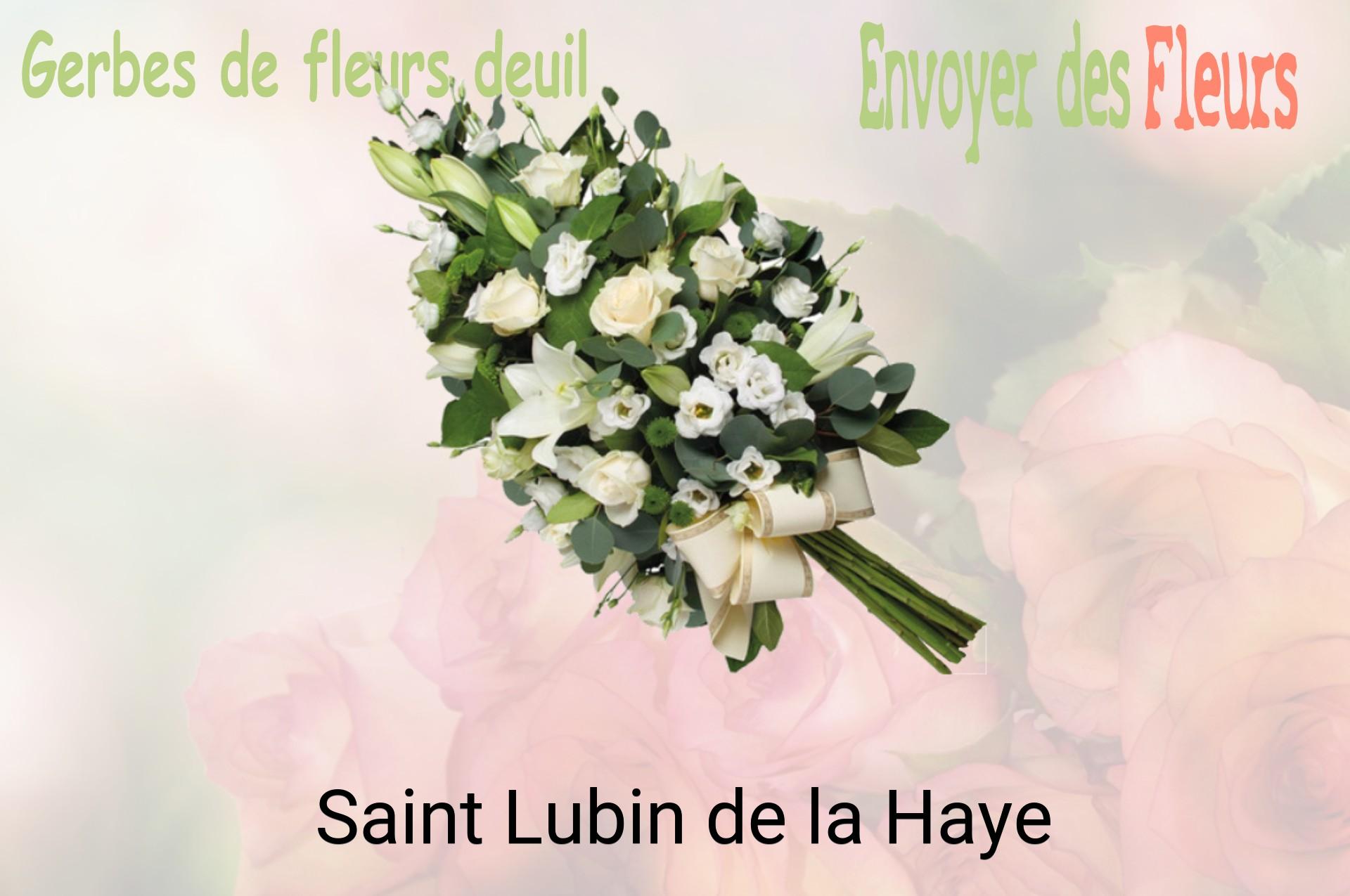 Gerbe de fleurs de deuil livrée à Saint-Lubin-de-la-Haye